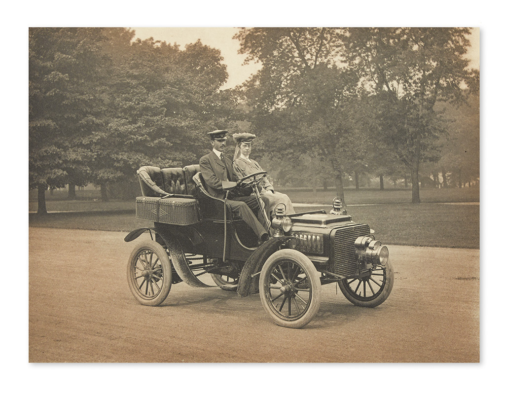 (AUTOMOBILES.) Group of photographs and ephemera relating to automotive pioneer George Baldwin Selden.